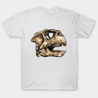 Dinosaur Skull Psittacosaurus Sticker T-Shirt